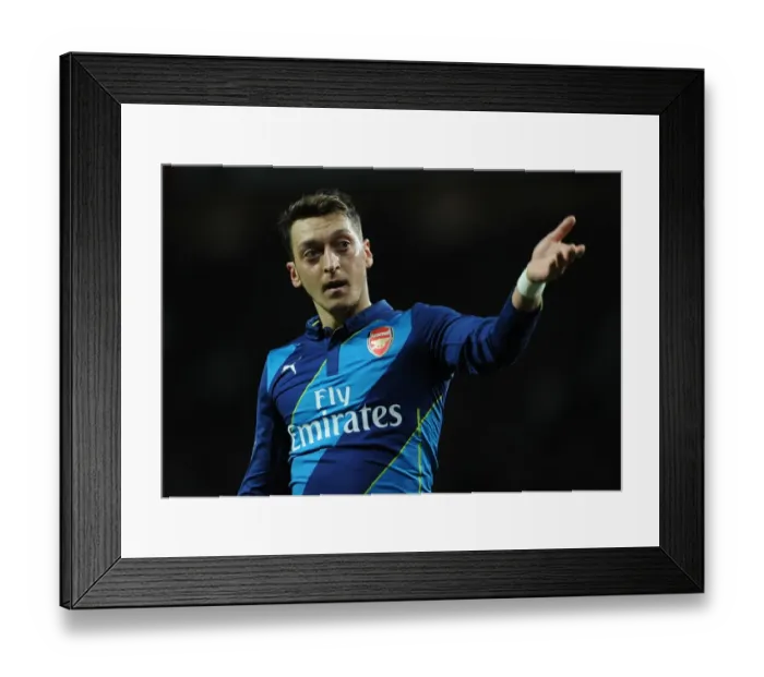 Framed Print : Mesut Ozil in Action: Manchester United vs. Arsenal - FA Cup Quarterfinal, 2015 Framed Print : Mesut Ozil in Action: Manchester United vs. Arsenal - FA Cup Quarterfinal, 2015