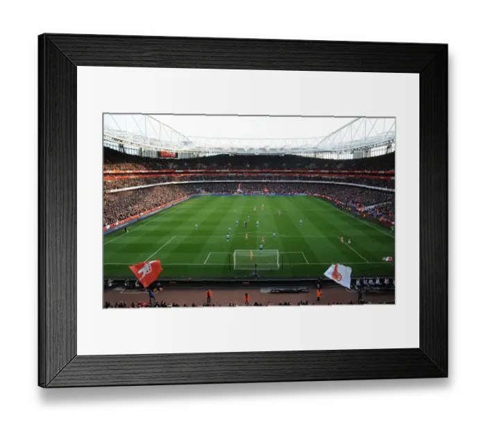 Framed Print : Arsenal vs. West Ham United: Premier League Clash at Emirates Stadium