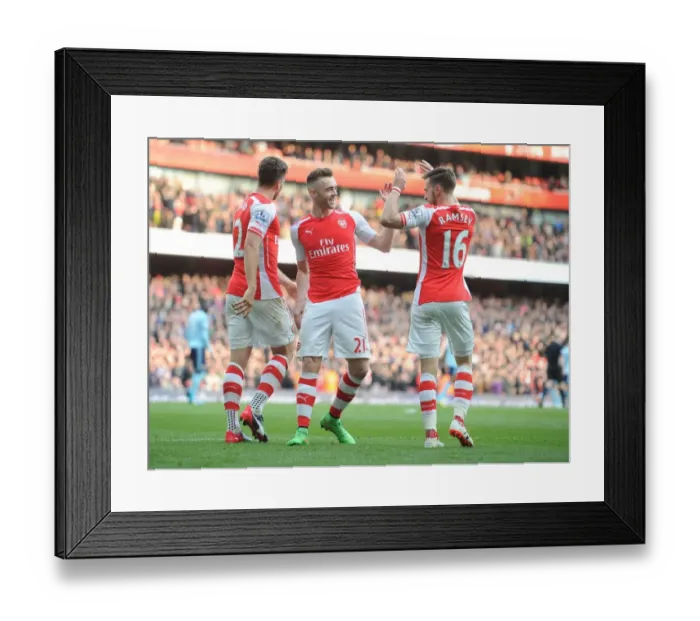 Framed Print : Arsenal vs West Ham United: Premier League Showdown at Emirates Stadium, March 2015 Framed Print : Arsenal vs West Ham United: Premier League Showdown at Emirates Stadium, March 2015