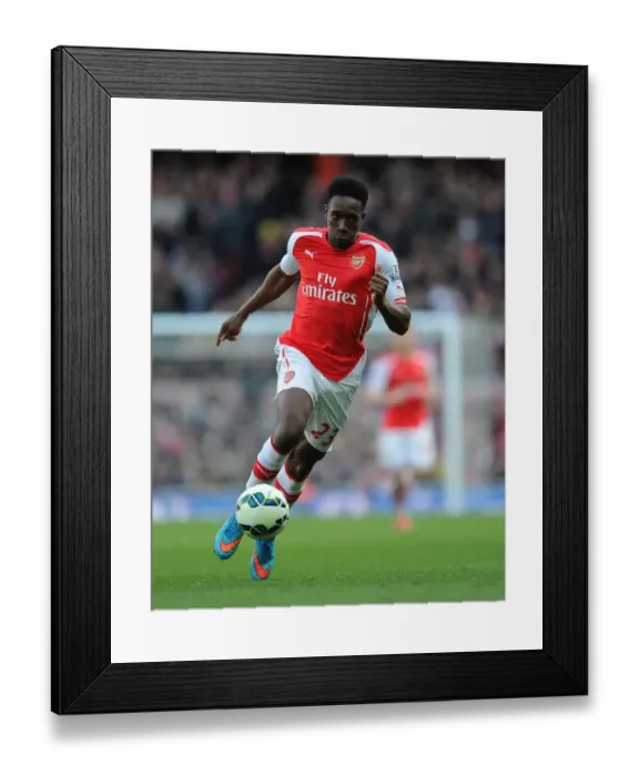 Framed Print : Arsenal's Danny Welbeck in Action Against West Ham United - Premier League 2015