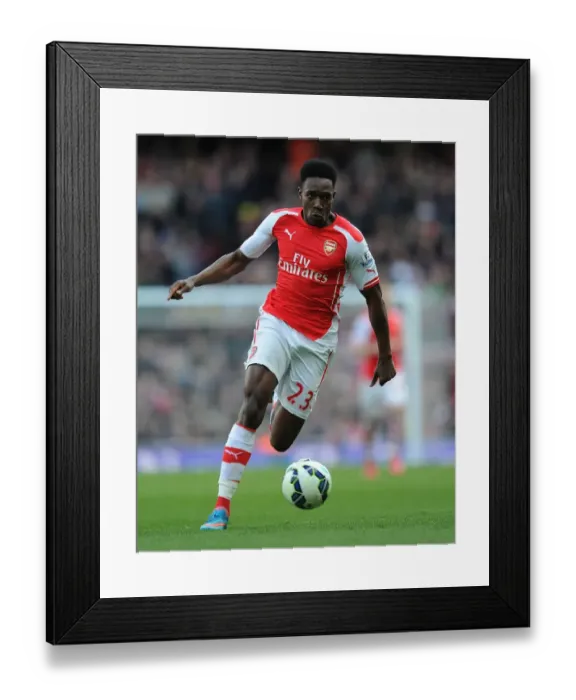 Framed Print : Arsenal's Danny Welbeck in Action Against West Ham United - Premier League 2015