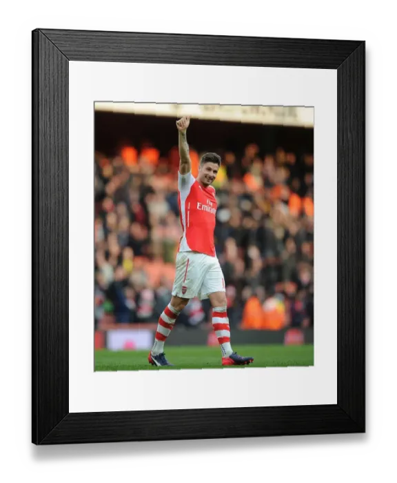 Framed Print : Arsenal v West Ham United - Premier League