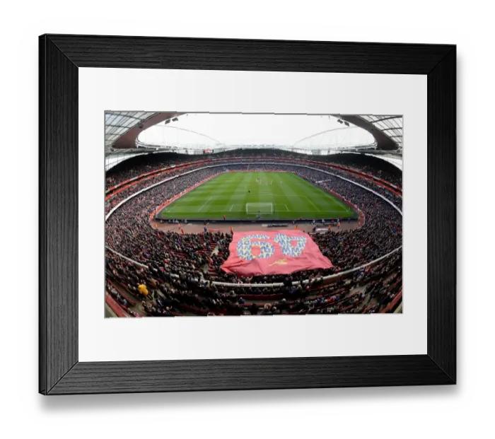 Framed Print : Arsenal at Emirates Stadium: Arsenal vs West Ham United, Premier League (2014-2015)