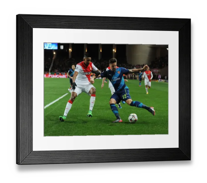 Framed Print : AS Monaco v Arsenal: UEFA Champions League Round of 16 Framed Print : AS Monaco v Arsenal: UEFA Champions League Round of 16