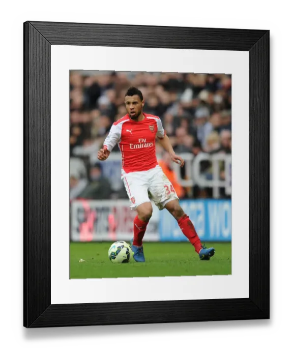 Framed Print : Coquelin in Action: Arsenal vs. Newcastle United, Premier League 2014-2015 Framed Print : Coquelin in Action: Arsenal vs. Newcastle United, Premier League 2014-2015