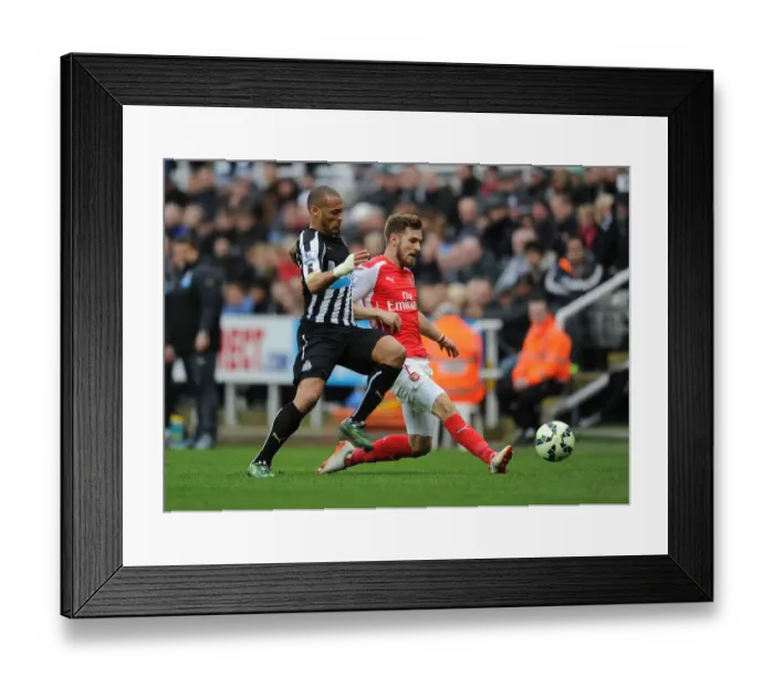 Framed Print : Ramsey vs Gouffran: Intense Battle at St. James Park - Arsenal vs Newcastle, Premier League 2014 / 15 Framed Print : Ramsey vs Gouffran: Intense Battle at St. James Park - Arsenal vs Newcastle, Premier League 2014 / 15