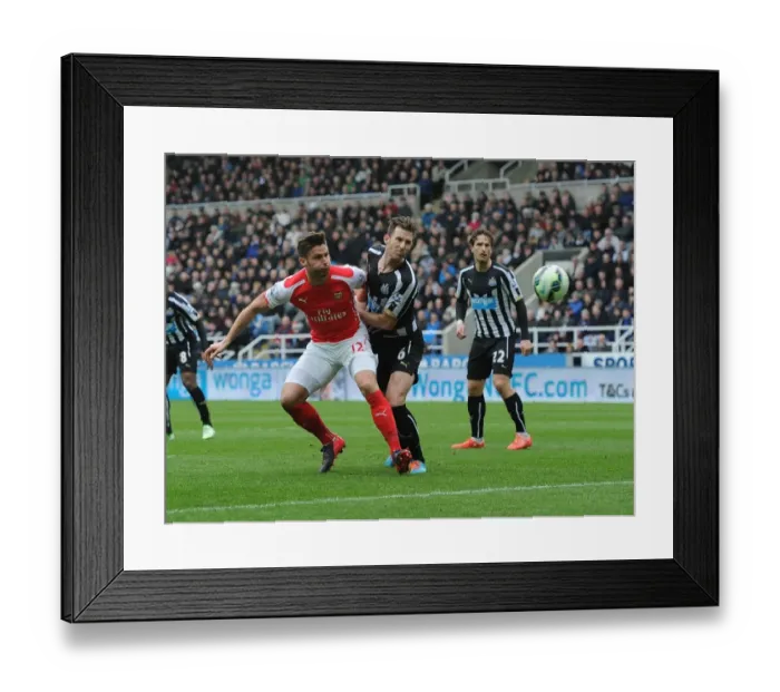 Framed Print : Giroud's Brilliant Goal: Arsenal Triumphs Over Newcastle United (March 2015)