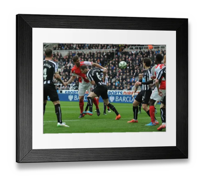 Framed Print : Giroud's Brace: Arsenal's Victory over Newcastle United in the Premier League (March 2015)