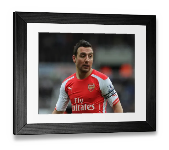 Framed Print : Santi Cazorla in Action: Newcastle United vs. Arsenal, Premier League 2014-2015