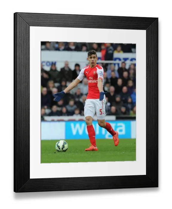 Framed Print : Gabriel in Action: Arsenal vs. Newcastle United, Premier League 2014-2015 Framed Print : Gabriel in Action: Arsenal vs. Newcastle United, Premier League 2014-2015