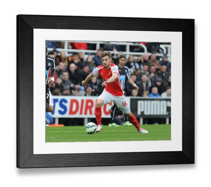 Framed Print : Aaron Ramsey in Action: Arsenal vs. Newcastle United, Premier League 2015 Framed Print : Aaron Ramsey in Action: Arsenal vs. Newcastle United, Premier League 2015