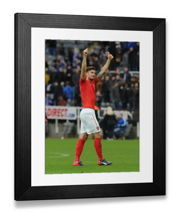 Framed Print : Olivier Giroud's Triumph: Newcastle Victory - Arsenal Fans Adoration, March 2015 Framed Print : Olivier Giroud's Triumph: Newcastle Victory - Arsenal Fans Adoration, March 2015