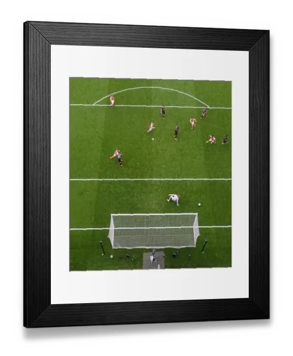 Framed Print : Santi Cazorla (Arsenal) hits the post. Arsenal 4: 1 Liverpool. Barclays Premier League Framed Print : Santi Cazorla (Arsenal) hits the post. Arsenal 4: 1 Liverpool. Barclays Premier League