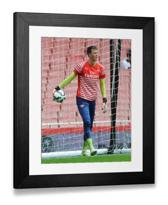 Framed Print : Matt Macey: Focused and Ready: Arsenal's Victory Against Liverpool (April 4, 2015, Emirates Stadium)
