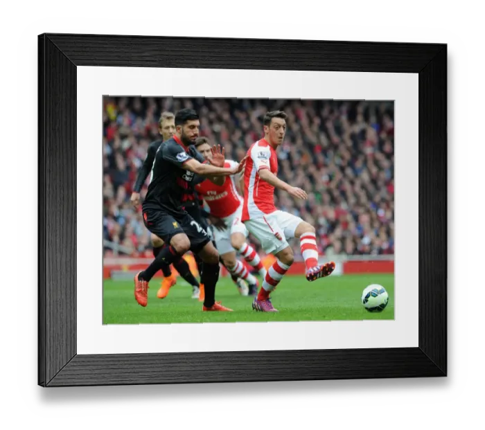 Framed Print : Clash of Titans: Sanchez vs. Can - Arsenal vs. Liverpool: A Battle of Midfield Masters