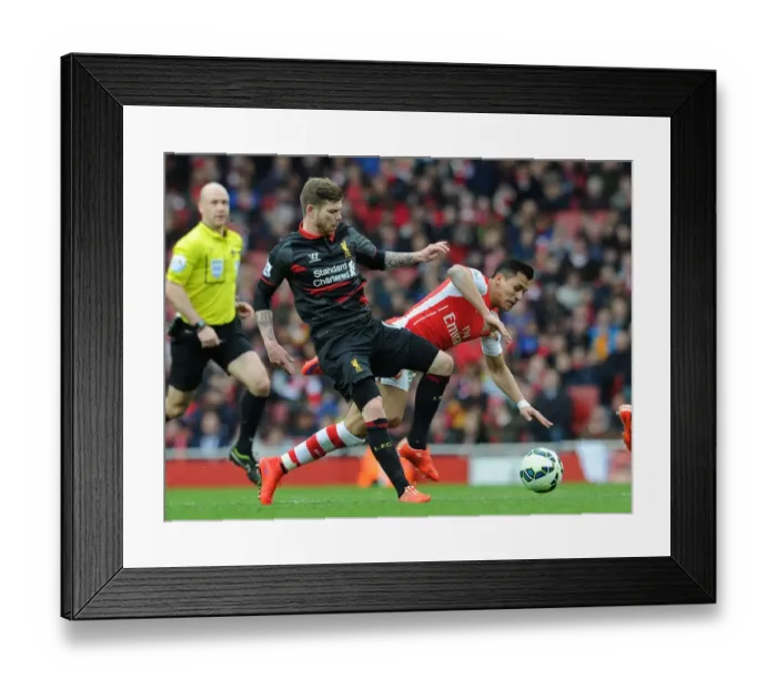 Framed Print : Clash of Wings: Sanchez vs. Moreno - Arsenal vs. Liverpool Showdown Framed Print : Clash of Wings: Sanchez vs. Moreno - Arsenal vs. Liverpool Showdown