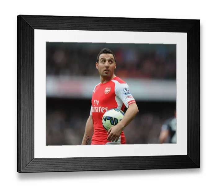 Framed Print : Santi Cazorla in Action: Arsenal vs. Liverpool, Premier League 2014-15 Framed Print : Santi Cazorla in Action: Arsenal vs. Liverpool, Premier League 2014-15