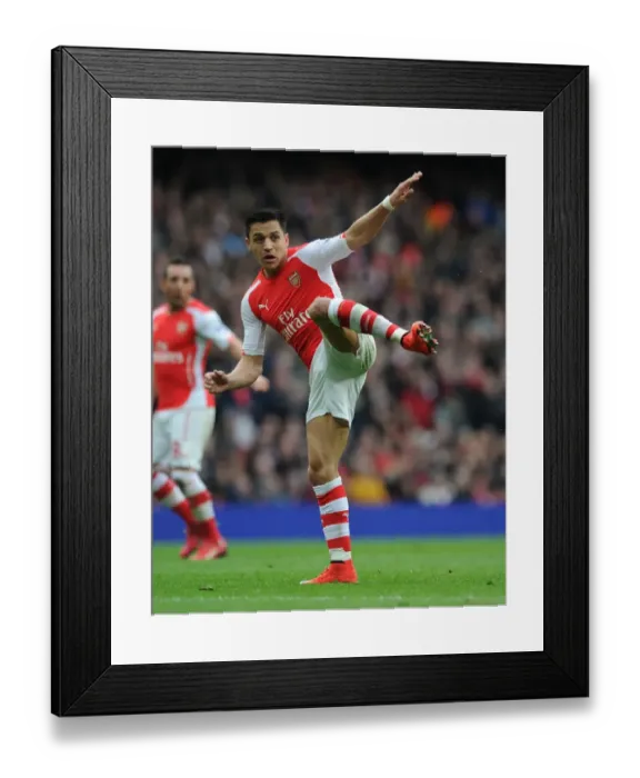 Framed Print : Arsenal vs. Liverpool: The Intense Premier League Showdown (April 2015)