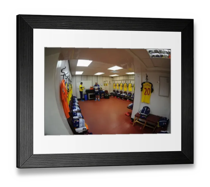 Framed Print : Arsenal's Pre-Match Focus: Inside the Changing Room at Turf Moor, 2015 (Burnley vs Arsenal, Premier League) Framed Print : Arsenal's Pre-Match Focus: Inside the Changing Room at Turf Moor, 2015 (Burnley vs Arsenal, Premier League)