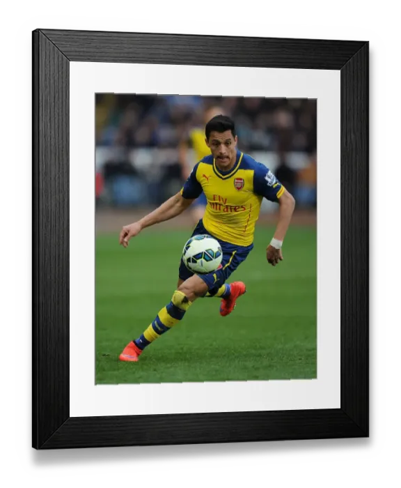 Framed Print : Alexis Sanchez: In Action for Arsenal Against Burnley, Premier League 2014-2015 Framed Print : Alexis Sanchez: In Action for Arsenal Against Burnley, Premier League 2014-2015