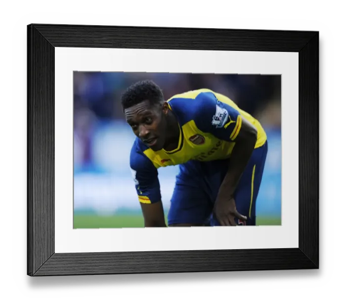 Framed Print : Danny Welbeck in Action: Burnley vs. Arsenal, Premier League 2014 / 15