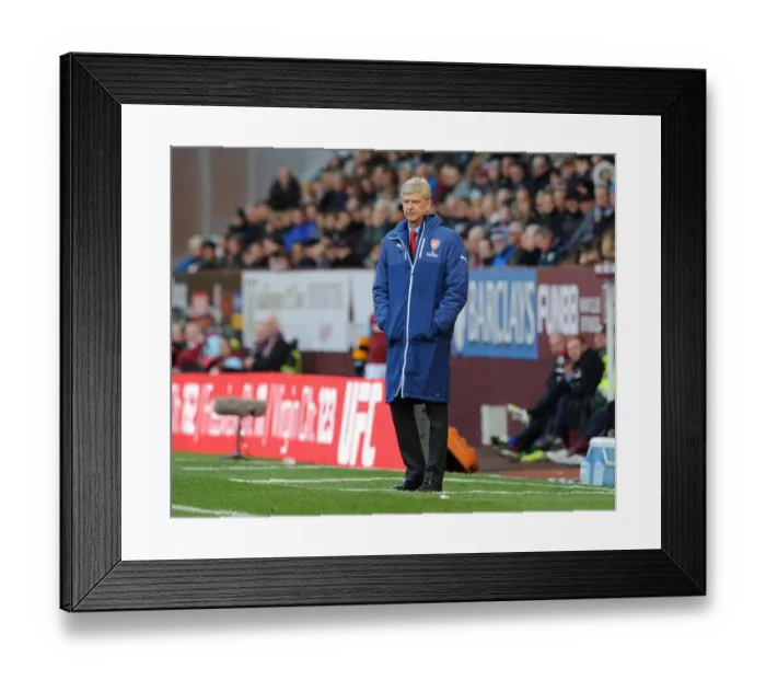 Framed Print : Arsene Wenger Leads Arsenal in Premier League Clash Against Burnley (2015) Framed Print : Arsene Wenger Leads Arsenal in Premier League Clash Against Burnley (2015)