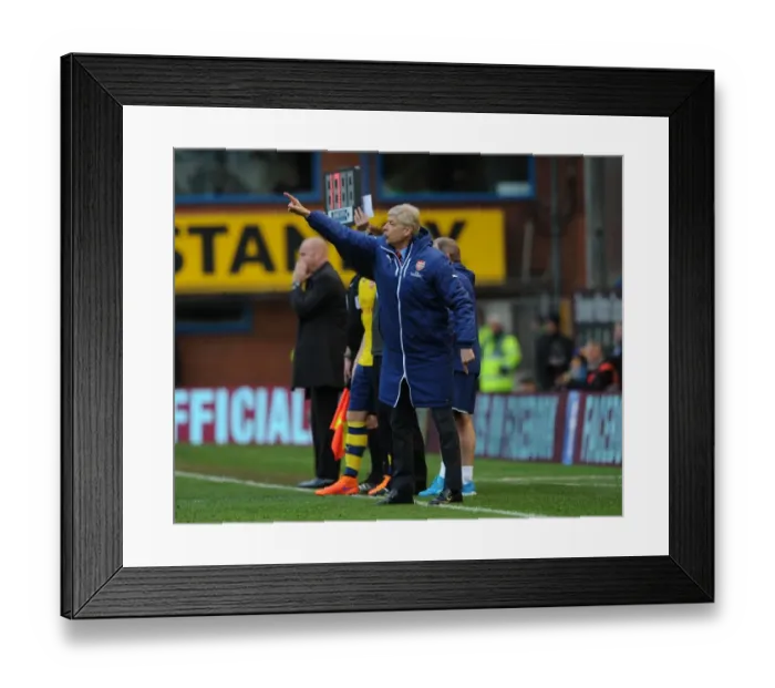 Framed Print : Arsene Wenger Leads Arsenal in Burnley Clash (2015) - Premier League Framed Print : Arsene Wenger Leads Arsenal in Burnley Clash (2015) - Premier League