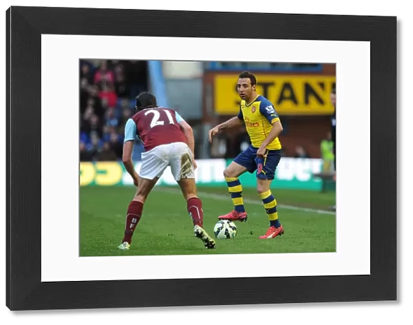 Santi Cazorla (Arsenal). George Boyd (Burnley). Burnley 0: 1 Arsenal. Barclays Premier League