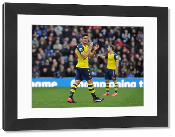 Olivier Giroud (Arsenal). Burnley 0: 1 Arsenal. Barclays Premier League. Turf Moor