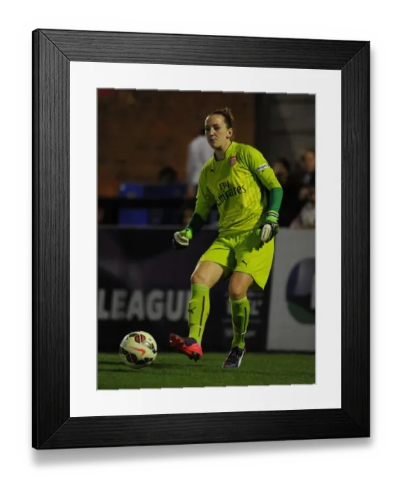 Framed Print : Clash of Titans: Siobhan Chamberlain vs. Sophie Ingle - A Battle at the WSL Match