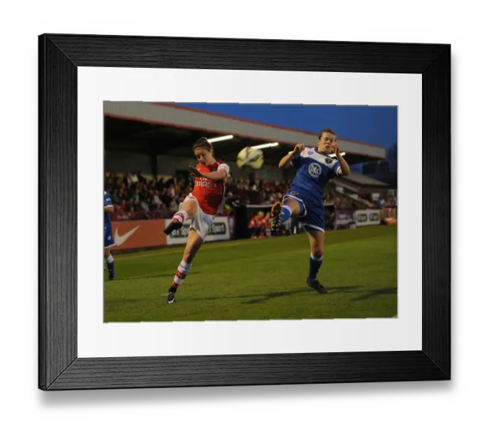 Framed Print : Intense Rivalry: Carla Humphrey vs. Hayley Ladd Battle in Arsenal vs. Bristol Academy WSL Match Framed Print : Intense Rivalry: Carla Humphrey vs. Hayley Ladd Battle in Arsenal vs. Bristol Academy WSL Match
