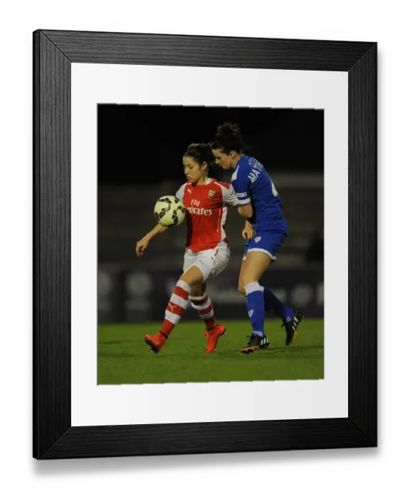Framed Print : Vicky Losada (Arsenal) Jasmine Matthews (Bristol). Arsenal Ladies 2: 0 Bristol Academy Framed Print : Vicky Losada (Arsenal) Jasmine Matthews (Bristol). Arsenal Ladies 2: 0 Bristol Academy