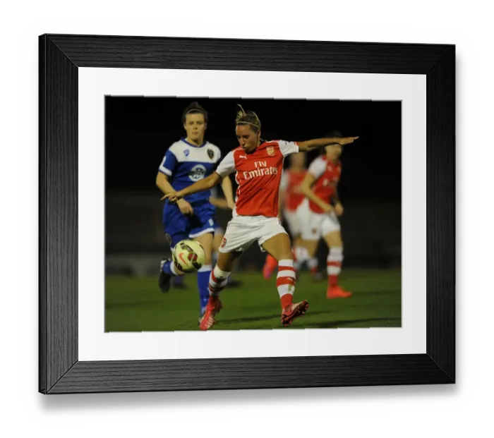Framed Print : Intense Rivalry: Nobbs vs Ingle Clash in Arsenal Ladies vs Bristol Academy WSL Match