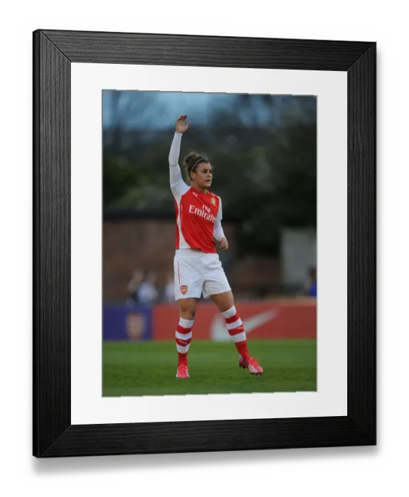 Framed Print : Jemma Rose in Action: Arsenal Ladies vs. Bristol Academy (WSL Match, 2015)