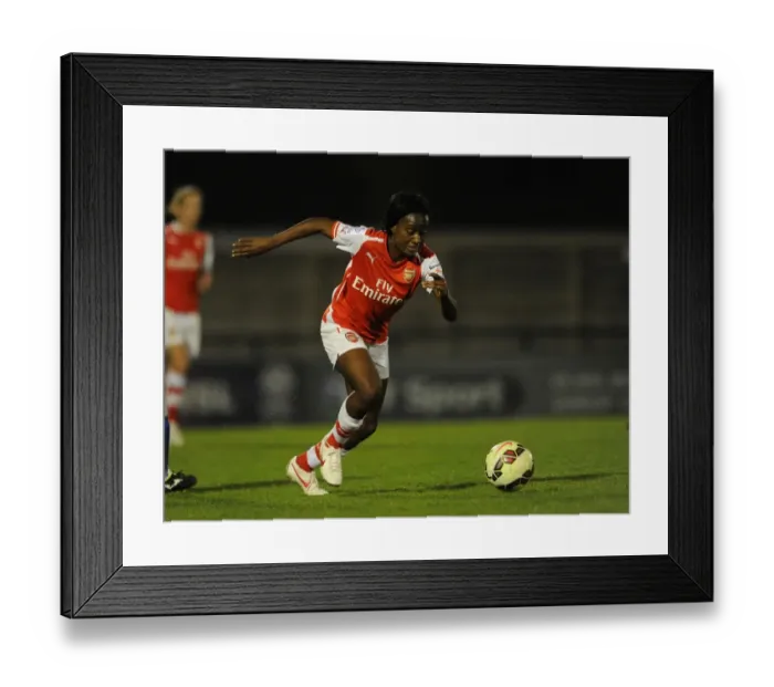 Framed Print : Arsenal's Chioma Ubogagu in Action during WSL Match vs. Bristol Academy