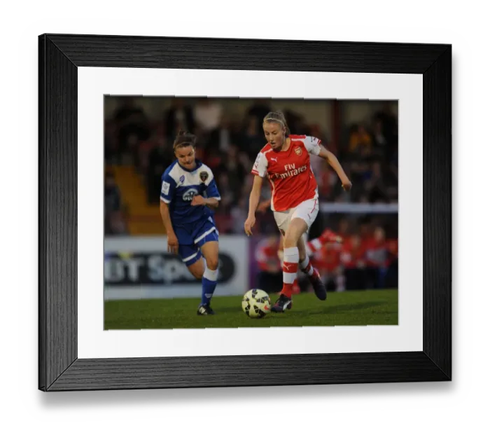 Framed Print : Clash of the Stars: Leah Williamson vs. Georgia Evans in WSL Action