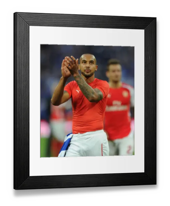 Framed Print : Theo Walcott's Emotional FA Cup Semi-Final Victory Celebration with Arsenal Fans Framed Print : Theo Walcott's Emotional FA Cup Semi-Final Victory Celebration with Arsenal Fans