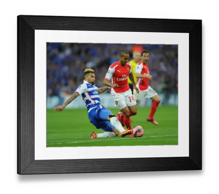 Framed Print : Theo Walcott vs. Daniel Williams: FA Cup Semi-Final Battle at Wembley Stadium Framed Print : Theo Walcott vs. Daniel Williams: FA Cup Semi-Final Battle at Wembley Stadium