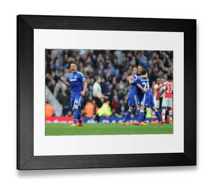 Framed Print : John Terry's Triumphant Celebration: Chelsea's Victory over Arsenal in the Premier League 2014 / 15 Framed Print : John Terry's Triumphant Celebration: Chelsea's Victory over Arsenal in the Premier League 2014 / 15