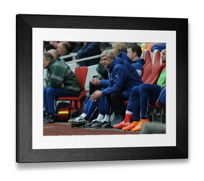 Framed Print : Arsene Wenger Leads Arsenal Against Chelsea in Premier League Showdown Framed Print : Arsene Wenger Leads Arsenal Against Chelsea in Premier League Showdown