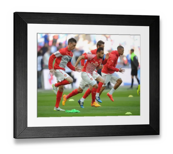 Framed Print : Francis Coquelin Gears Up for Arsenal's FA Cup Semi-Final Clash against Reading Framed Print : Francis Coquelin Gears Up for Arsenal's FA Cup Semi-Final Clash against Reading