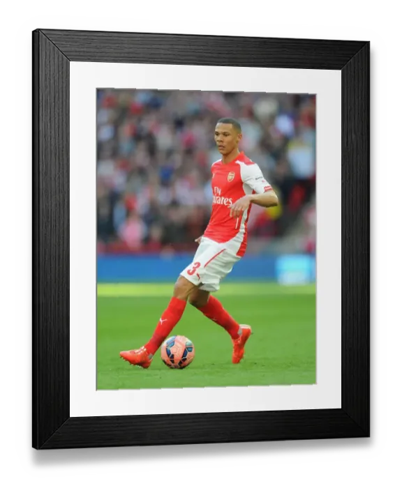 Framed Print : Kieran Gibbs in Action: Arsenal's FA Cup Semi-Final Victory over Reading (2015) Framed Print : Kieran Gibbs in Action: Arsenal's FA Cup Semi-Final Victory over Reading (2015)