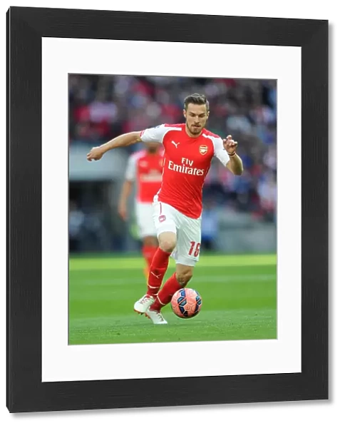 Aaron Ramsey (Arsenal). Arsenal 2: 1 Reading, after extra time. FA Cup Semi Final