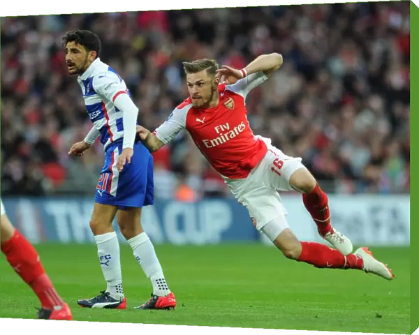 Aaron Ramsey (Arsenal) Jem Karacan (Reading). Arsenal 2: 1 Reading, after extra time