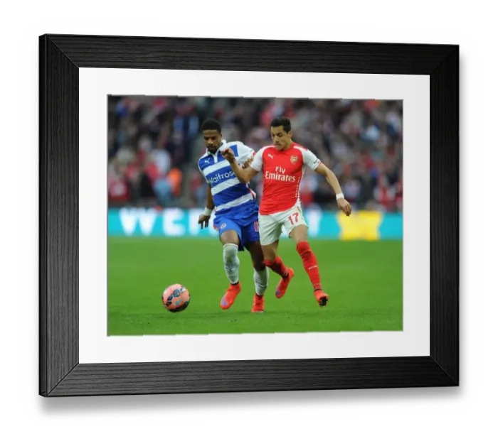 Framed Print : Sanchez vs. Obita: FA Cup Semi-Final Battle at Wembley Framed Print : Sanchez vs. Obita: FA Cup Semi-Final Battle at Wembley