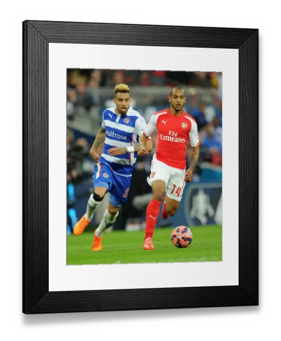 Framed Print : Theo Walcott vs. Daniel Williams: FA Cup Semi-Final Battle at Wembley Stadium Framed Print : Theo Walcott vs. Daniel Williams: FA Cup Semi-Final Battle at Wembley Stadium