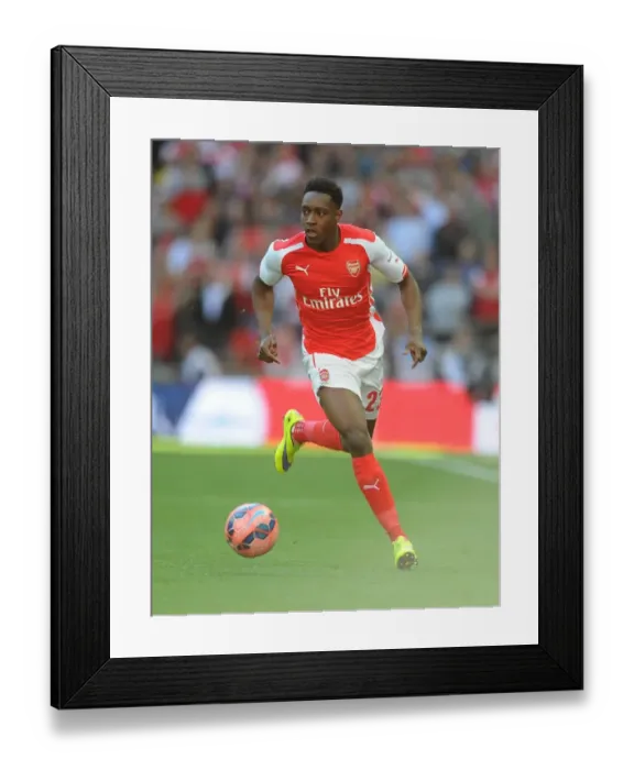 Framed Print : Danny Welbeck (Arsenal). Arsenal 2: 1 Reading, after extra time. FA Cup Semi Final