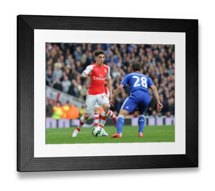 Framed Print : Clash of the Titans: Bellerin vs Azpilicueta - Arsenal vs Chelsea Showdown (2014 / 15)
