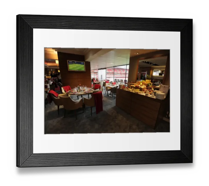 Framed Print : The Directors Box before the match. Arsenal 0: 0 Chelsea. Barclays Premier League