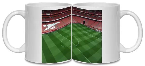 Emirates Stadium before the match. Arsenal 0: 0 Chelsea. Barclays Premier League. Emirates Stadium